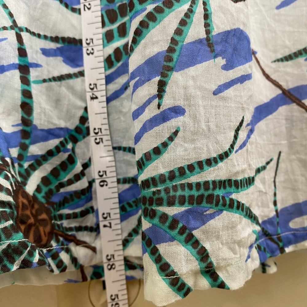 Emporio Sirenuse Lena Papyrus Floral Maxi Dress 8 Cotton Resort Italy - Picture 15 of 16